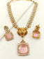 Paavni Pink Kundan Necklace Set