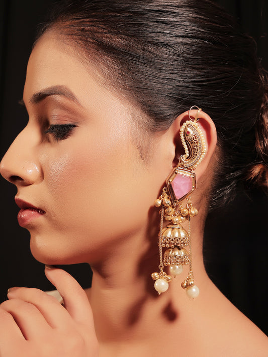 Rashmi Baby Pink Boutique Jhumki