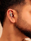 Ishaanth White Men's Earcuff