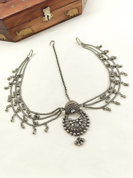 Pushkar Plain Oxidized Mathapatti