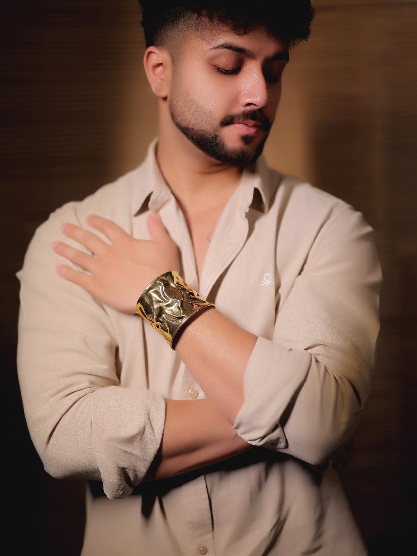 Jayan Golden Men's Bracelet
