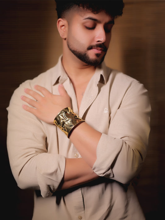 Jayan Golden Men's Bracelet