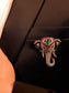 Anvay R&G Elephant's Brooch