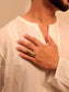 Myra Golden Tribal Finger Ring