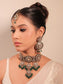 Rimsha Green Kundan Polki Choker Set