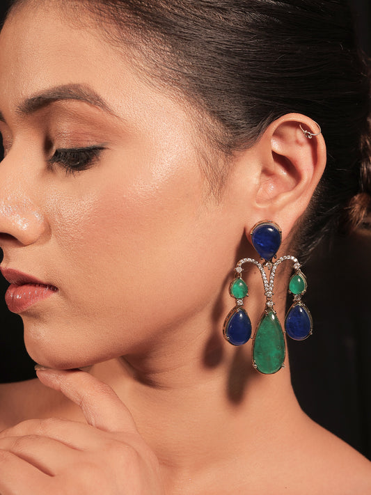Sanchak G & B Victorian Earrings