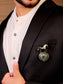 Uday Green Horse Brooch