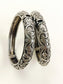 Tasmeera Silver Leaf Oxidized Bangles