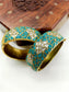 Dyuti Firozi Kundan Bangles