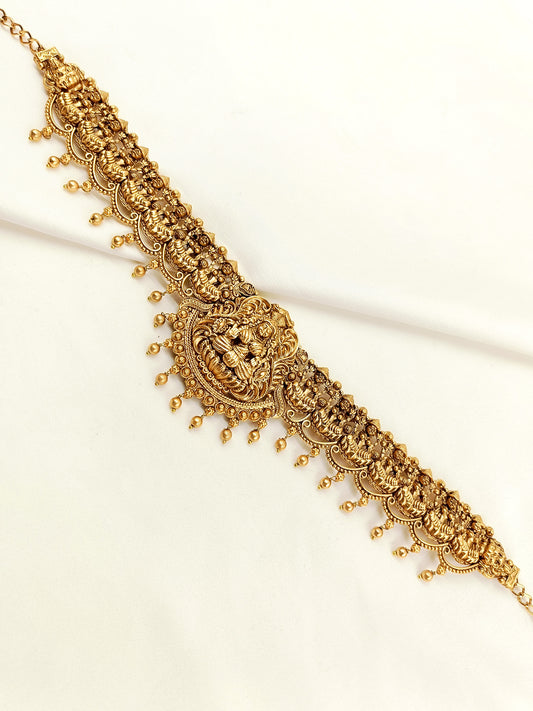 Vaidehi Plain Antique Waist Belt/kamar Bandh