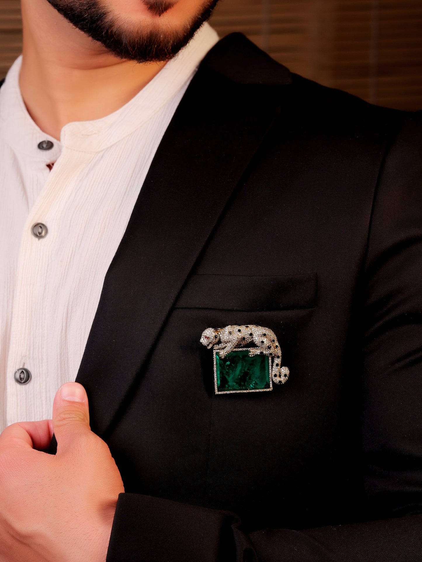 Gavin Green Leopard Brooch