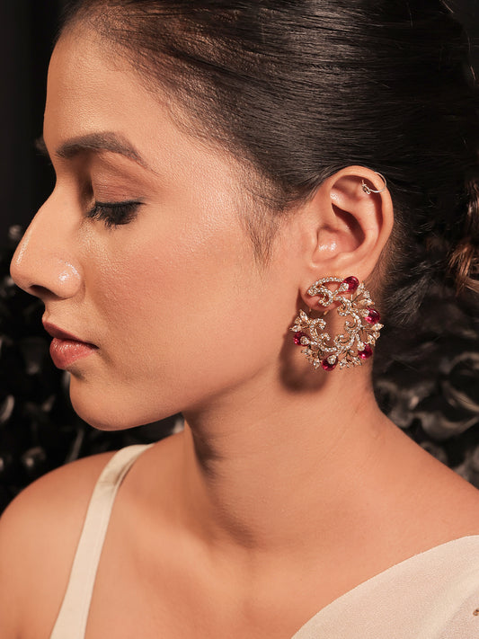 Polima Majenta Kundan Tops
