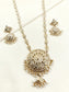 Demira White Pearl Jadau Necklace Set