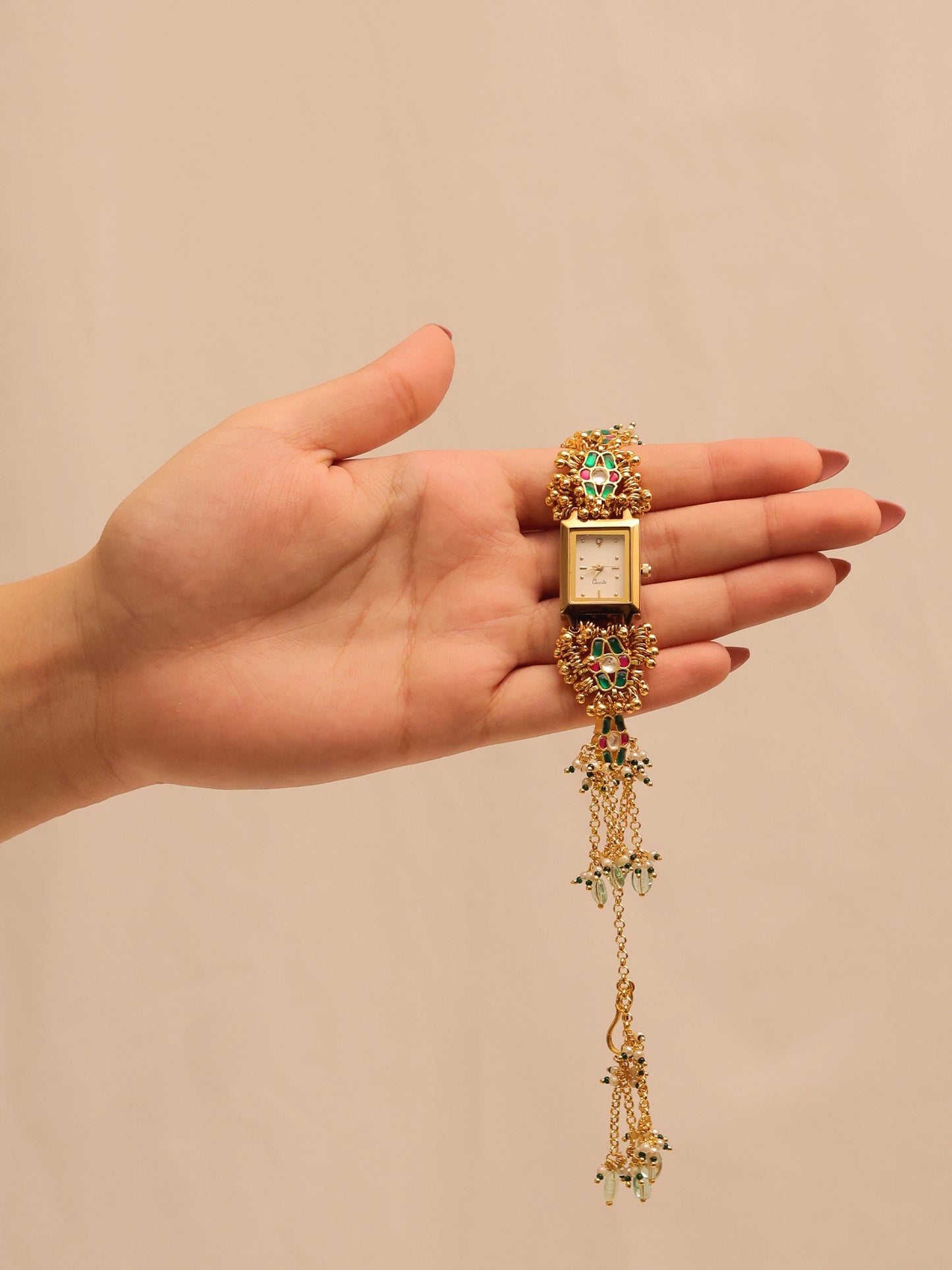 Naziya's Paachi Kundan Watch