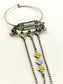 Bailee Multi Colour Oxidized Choker Set With Hathphool