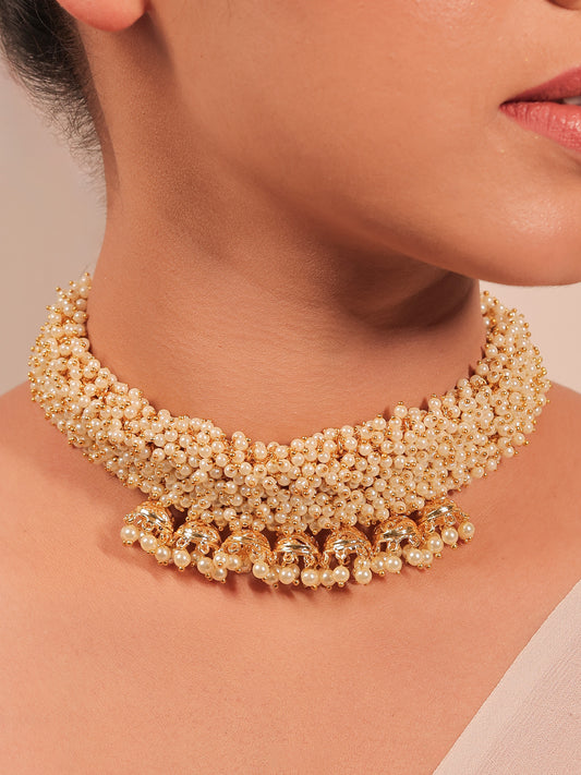 Eesha Cream Boutique Neckpiece