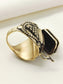 Vritee Black Men's Finger Ring