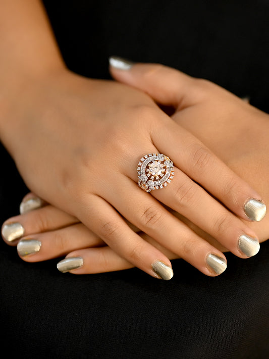 Firdaus American Diamond Finger Ring