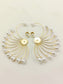 Nayana Solar Pearl Detachable Ear Cuff Statement Earrings