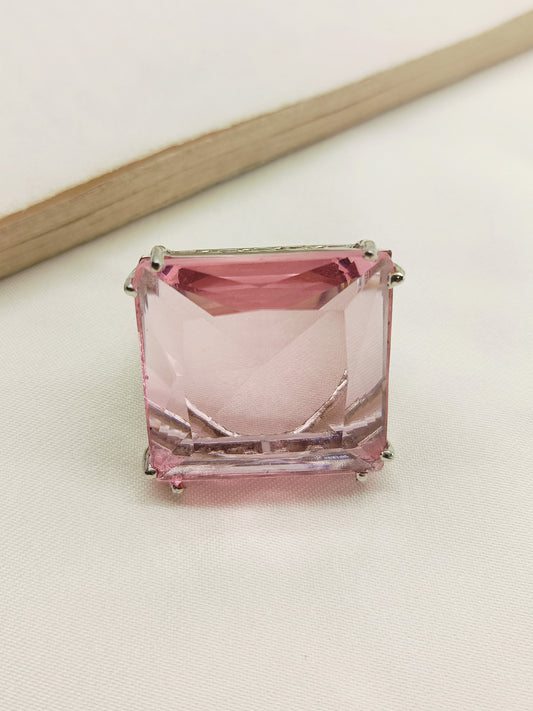 Himani Pink American Diamond Finger Ring