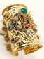 Aafizah Multicolor Rajwadi Fusion Oxidized Bracelet