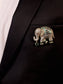 Ronak R&G Elephant Brooch