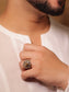 Roop Brown Men's Finger Ring