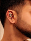 Jatin Navy Blue Men's Earcuff