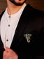 Pranav Green Elephant's Brooch