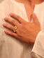Nehant Golden Men's Finger Ring