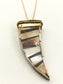 Rubee Brown Bone Men's Neckpiece