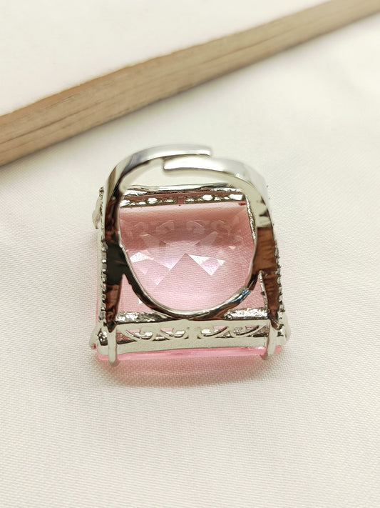 Himani Pink American Diamond Finger Ring