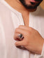 Bhanuj Black Men's Finger Ring