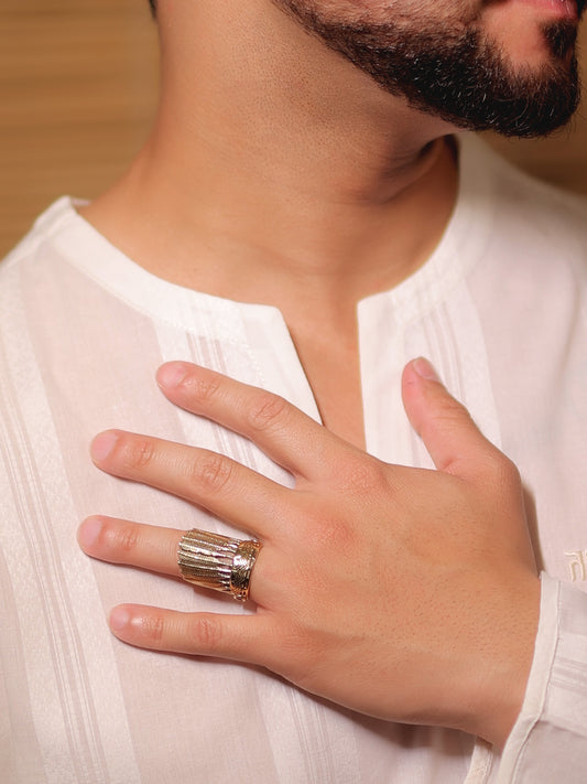 Raaidh Silver Men's Finger Ring