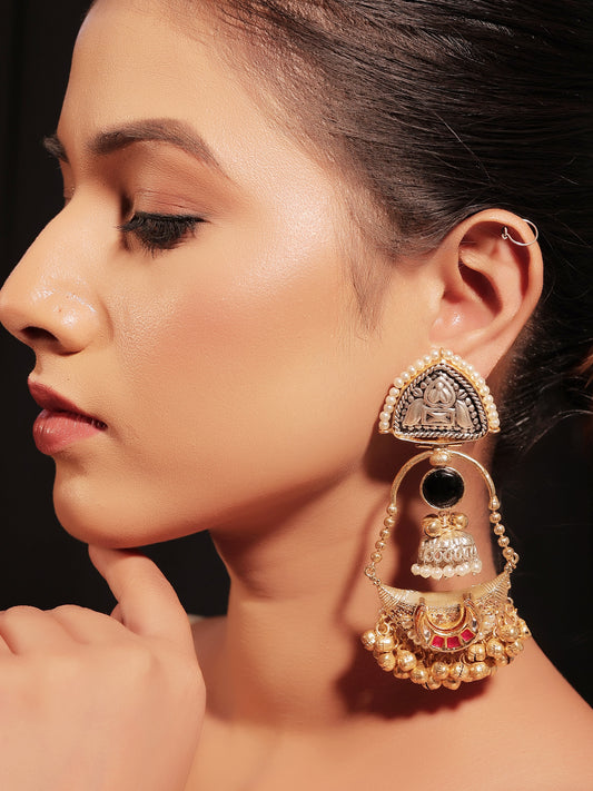 Maheshwri Black Boutique Earrings