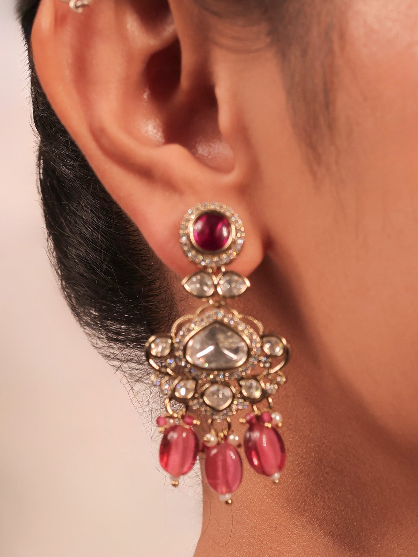 Sangeeta Ruby Victorian Choker Set