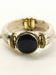 Idhik Men’s Royal Black Onyx Stone Tribal Bone Bracelet