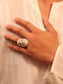 Taina Silver Tribal Finger Ring