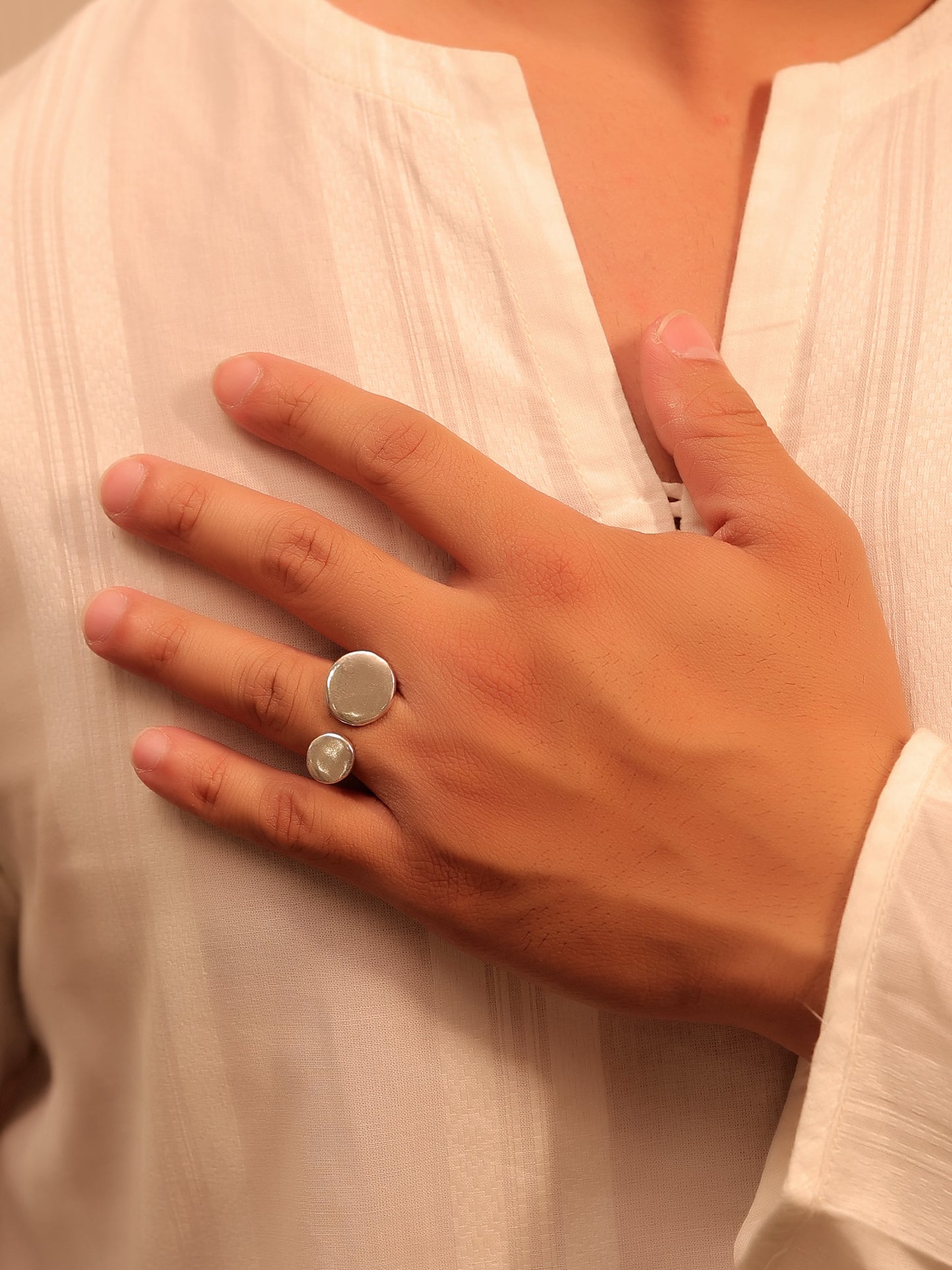 Mellish Silver Men's Finger Ring