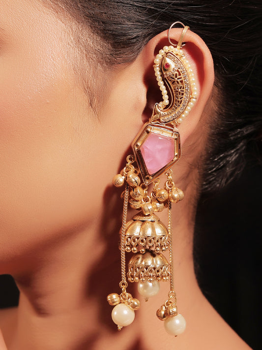 Rashmi Baby Pink Boutique Jhumki