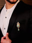 Parvesh Mint Green Men's Brooch