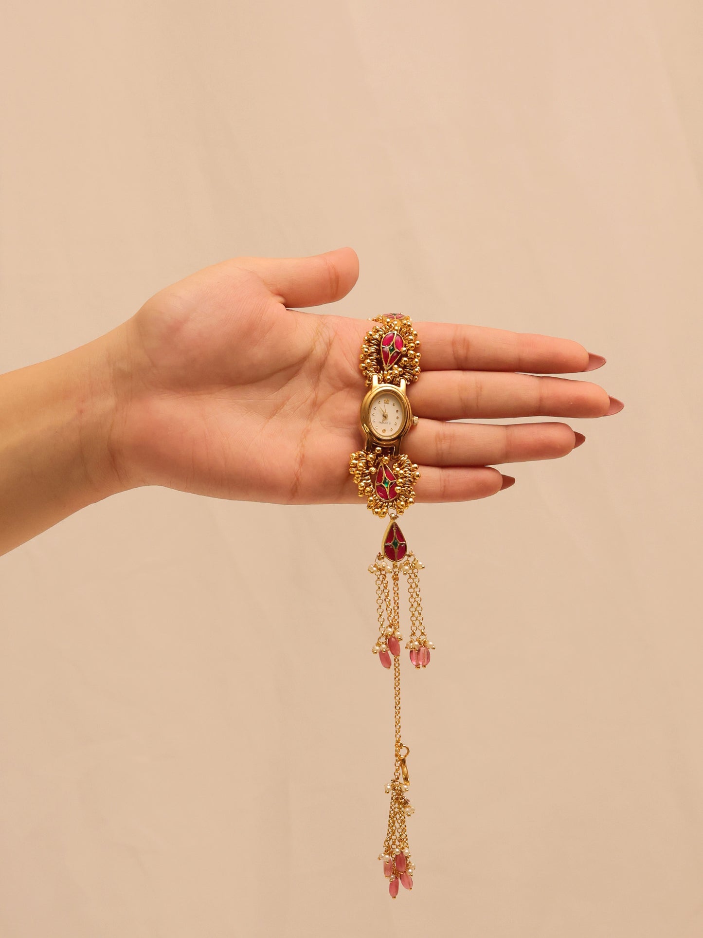 Sargam's Paachi Kundan Watch