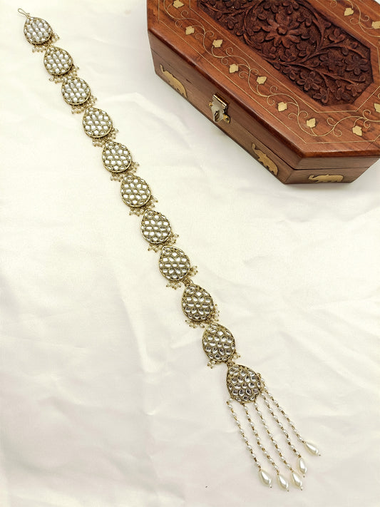 Pahal Ceam Braid Accessories In Kundan