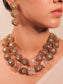 Chhaya Pink Antique Necklace Set