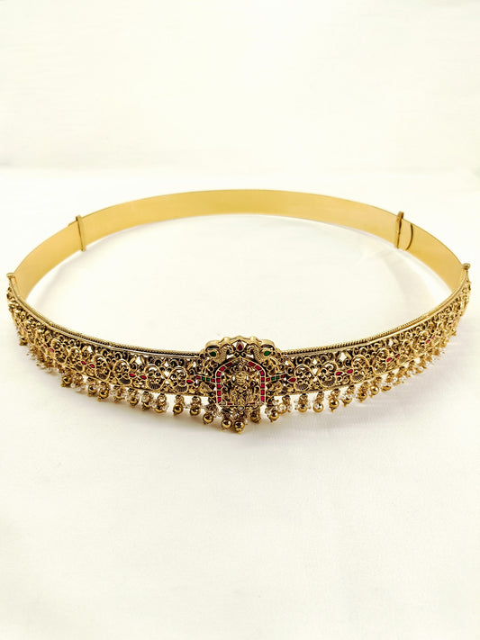 Daliha Plain Antique Waist Belt/kamar Bandh