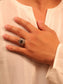 Tishav Black Men's Finger Ring