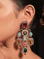 Gomti Multi Colour Victorian Earrings