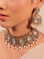 Chinky White Polki Necklace Set