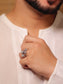 Madhav Silver Men's Finger Ring