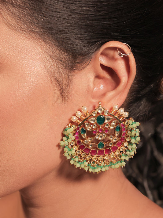 Devki Multi Colour kundan Tops